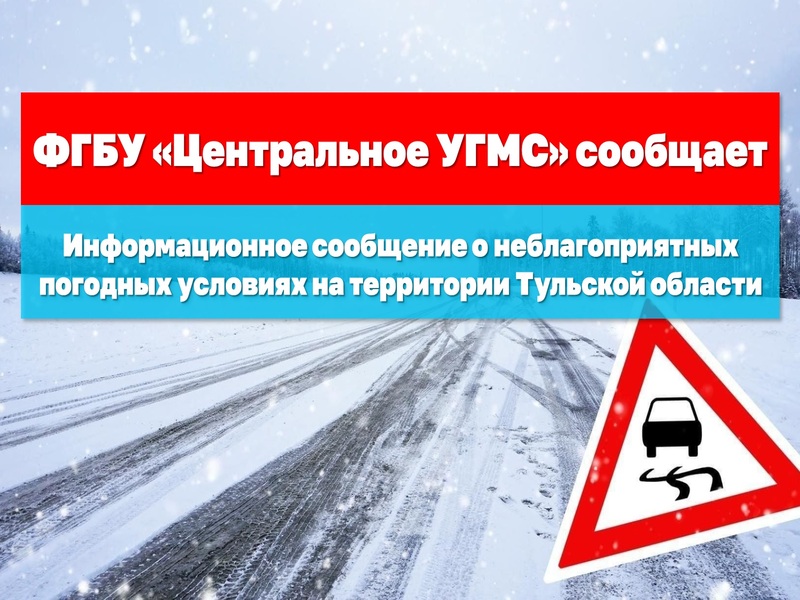 По информации ФГБУ «Центрального УГМС» ночью и утром 28 декабря в Тульской области местами сохранится гололед, на дорогах гололедица.